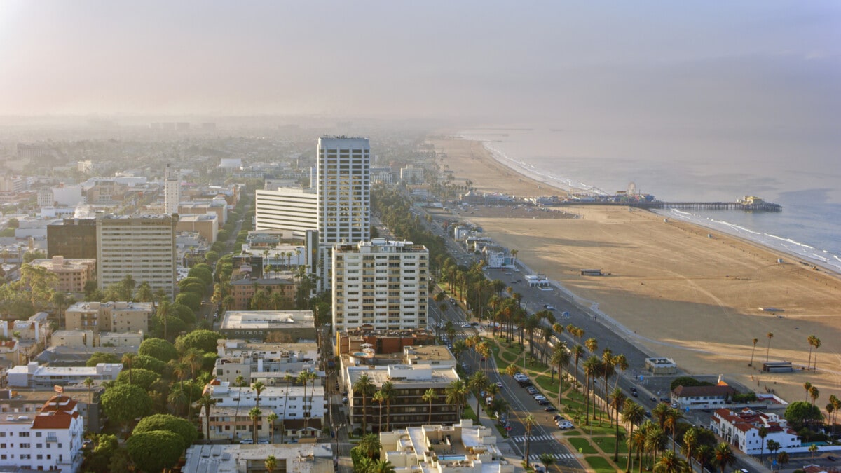 santa monica los angeles getty