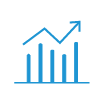 ICON medBlue arrow chart