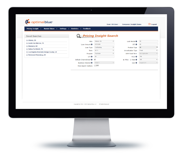 PRE-CONFIGURE & SAVE COMMON SEARCHES