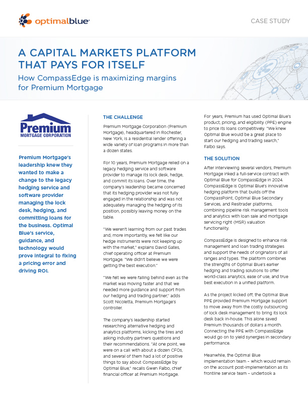 A Capital Markets Platform That Pays for Itself