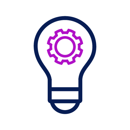 ICON NavyMagenta lightbulb