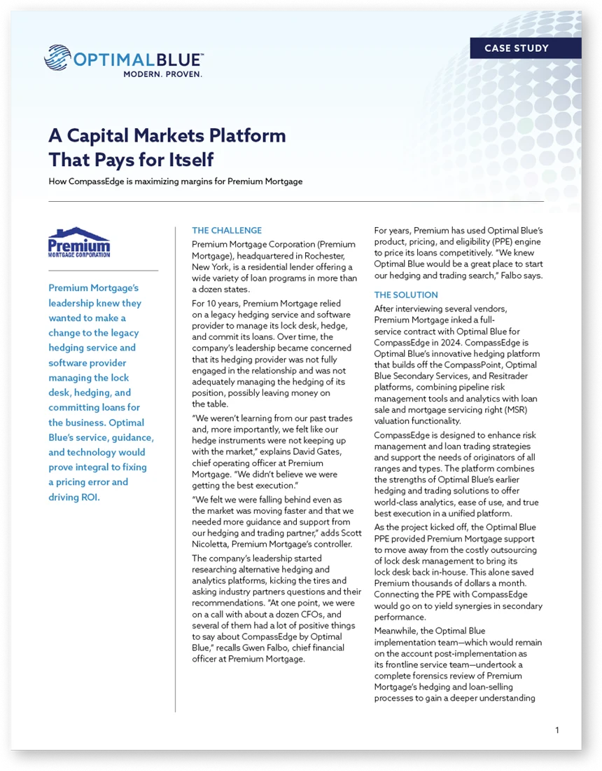 A Capital Markets Platform That Pays for Itself