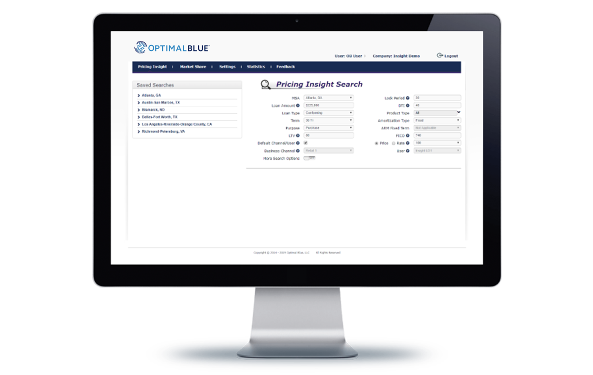 PRE-CONFIGURE & SAVE COMMON SEARCHES