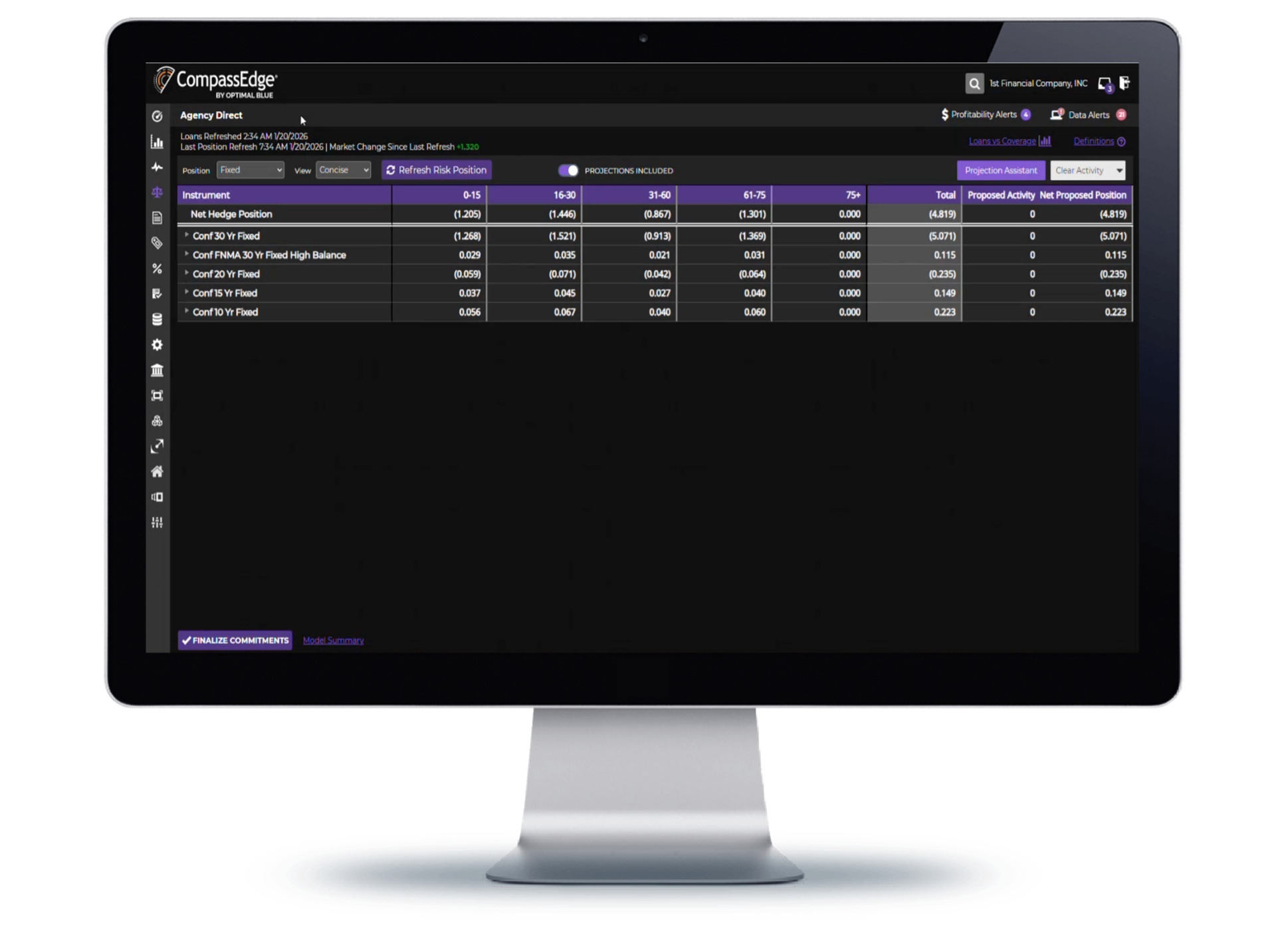 Agency Direct in CompassEdge product interface