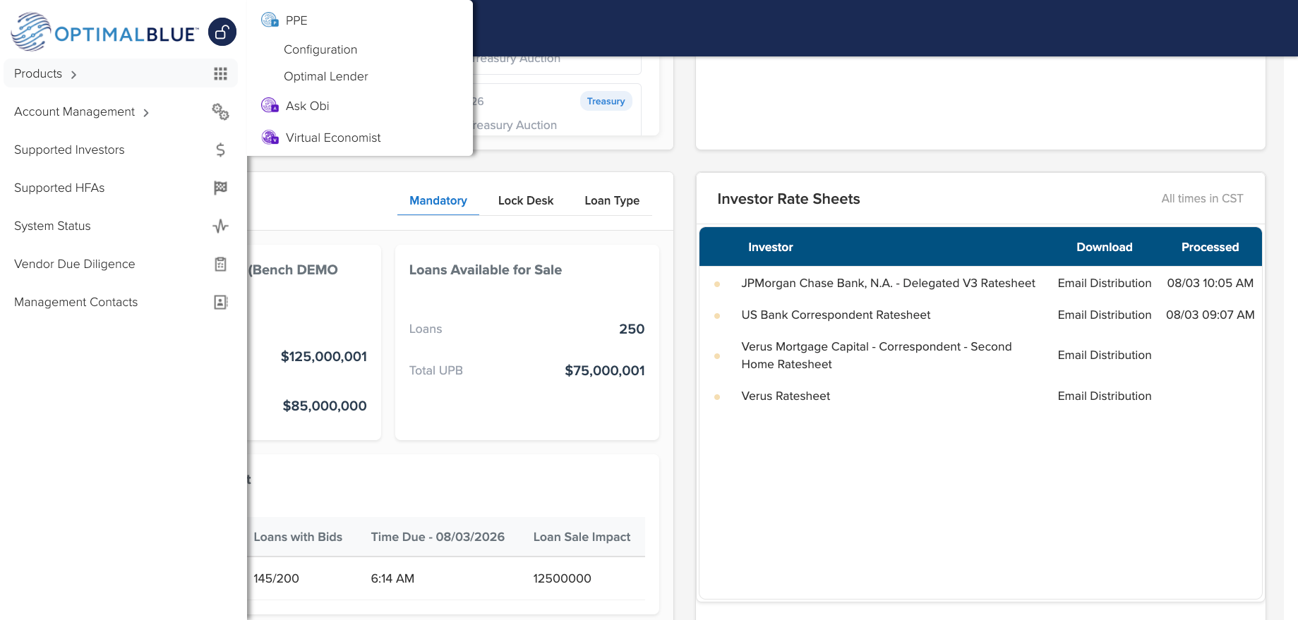 Profitability Center unified navigation view