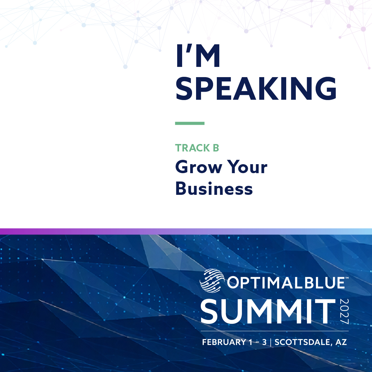 Preview of customizable Summit speaker graphic 4